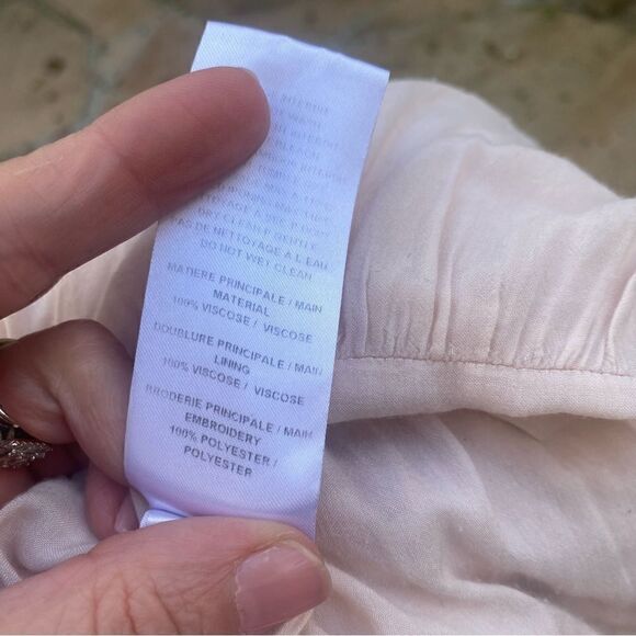 See by Chloé Mock Neck Long Dress in soft pink - Picture 7 of 15